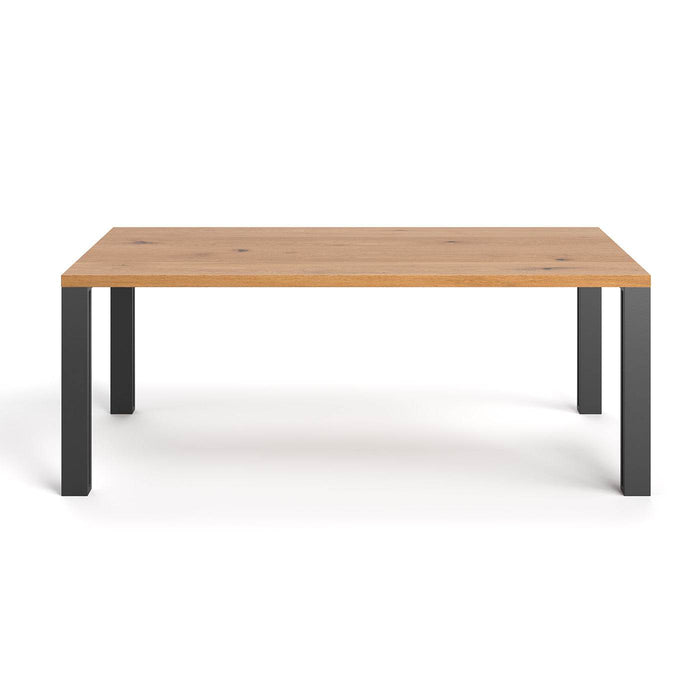 Industrial Esstisch aus massiver Eiche | Tisch Fold in verschiedenen Größen - 120 x 80 x 75