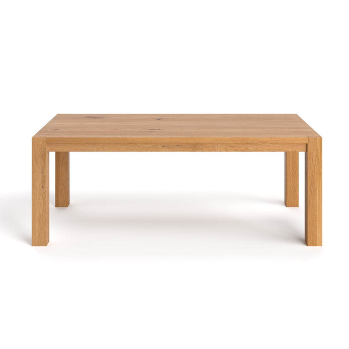 Moderner Esstisch aus massiver Eiche | Tisch Gustav in verschiedenen Größen - 120 x 80 x 75