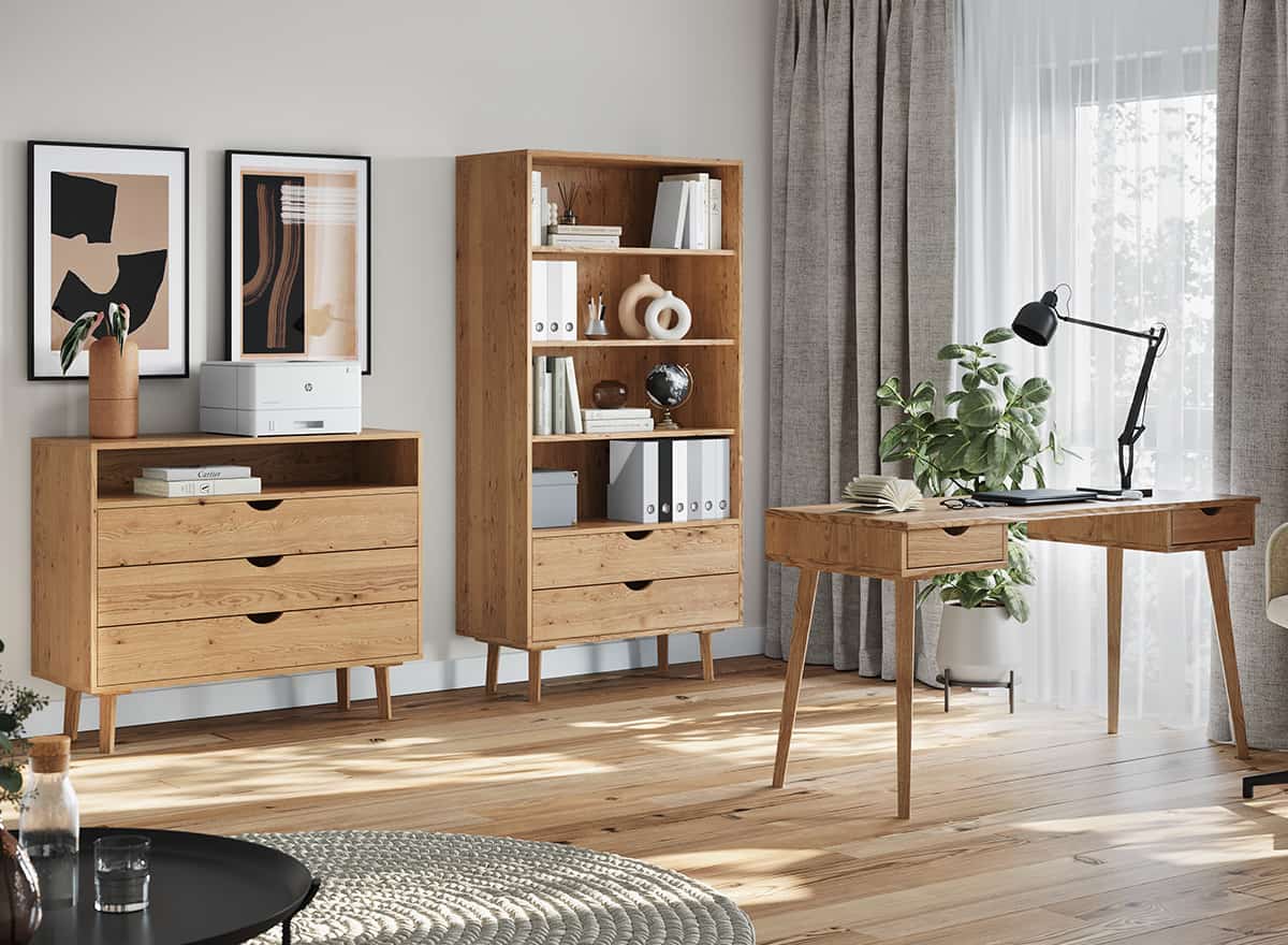 Wildeiche in ihrer schönsten Form-Geölte Vollholzfronten mit sichtbarer Maserung & Soft Close