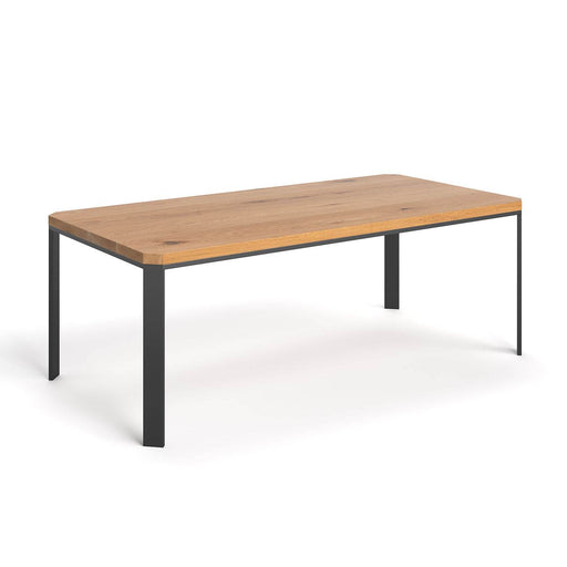 Industrial Esstisch aus massiver Eiche | Tisch Mart in verschiedenen Größen - 120 x 80 x 75