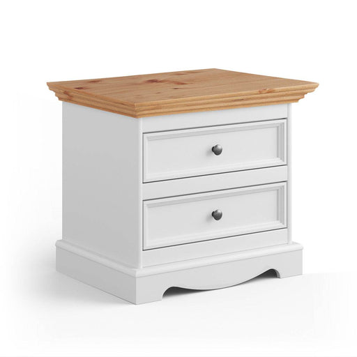 Nachtkonsole Belluno Elegante aus Massivholz - Kiefer