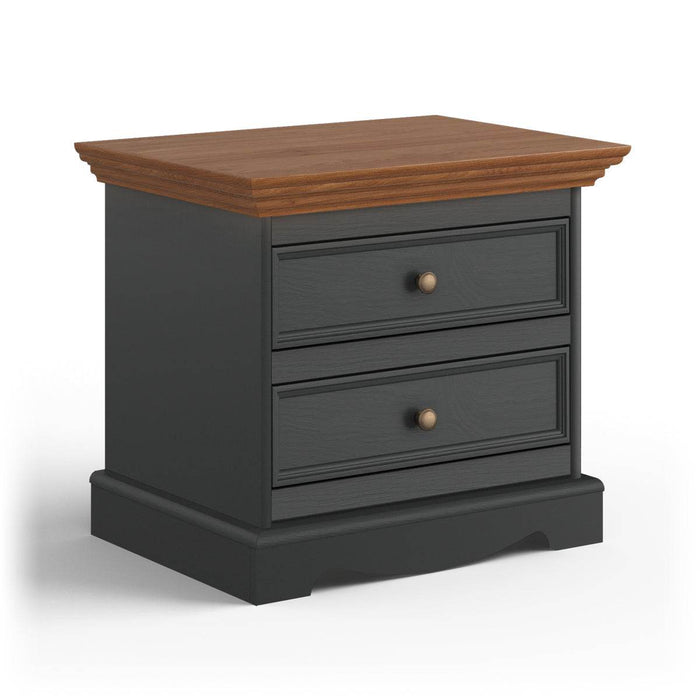 Nachtkonsole Belluno Elegante aus Massivholz - Eiche