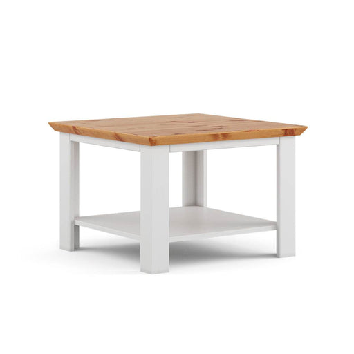 Kleiner Couchtisch aus Massivholz | Beistelltisch Marone Elite -