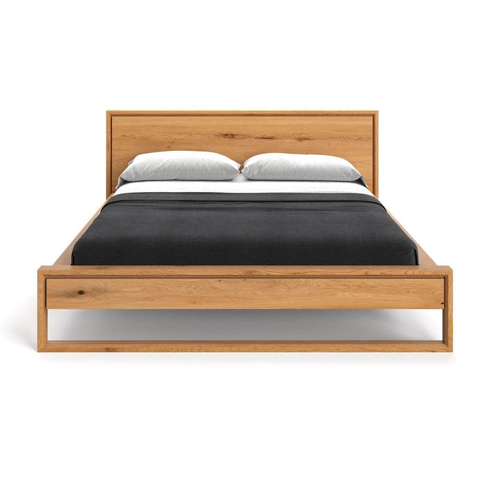 Schlankes Bett aus massiver Eiche | MODENA - 140 x 200