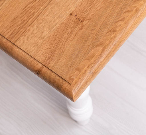 Beistelltisch aus Massivholz | Kaffeetisch mit gedrehten Beinen -