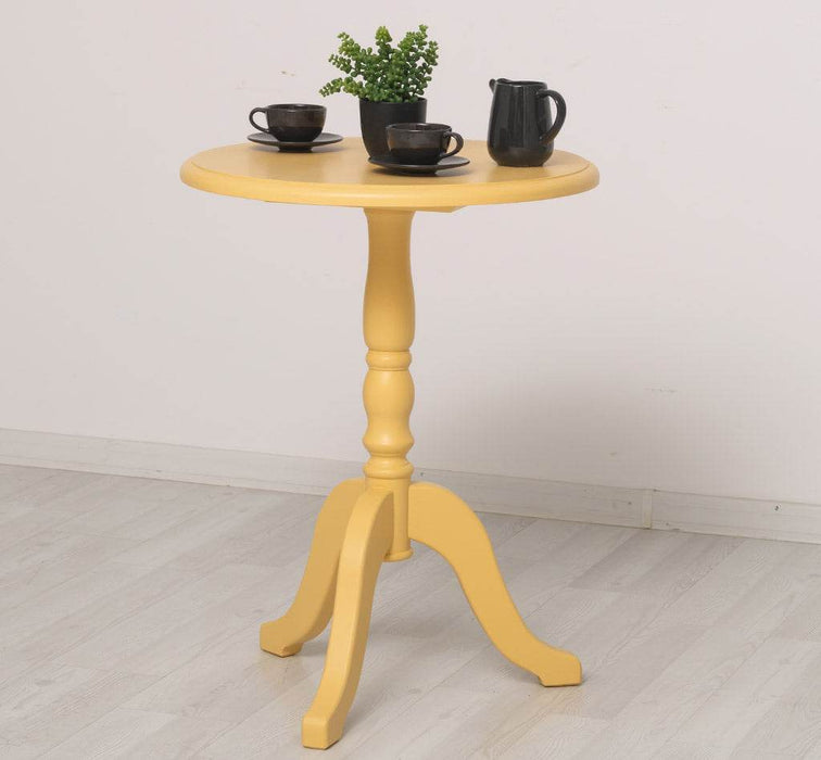 Bistrotisch | Kleiner Esstisch aus Massivholz rund -
