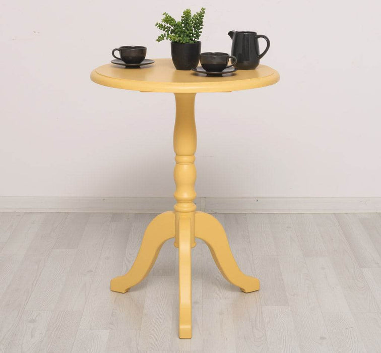 Bistrotisch | Kleiner Esstisch aus Massivholz rund -