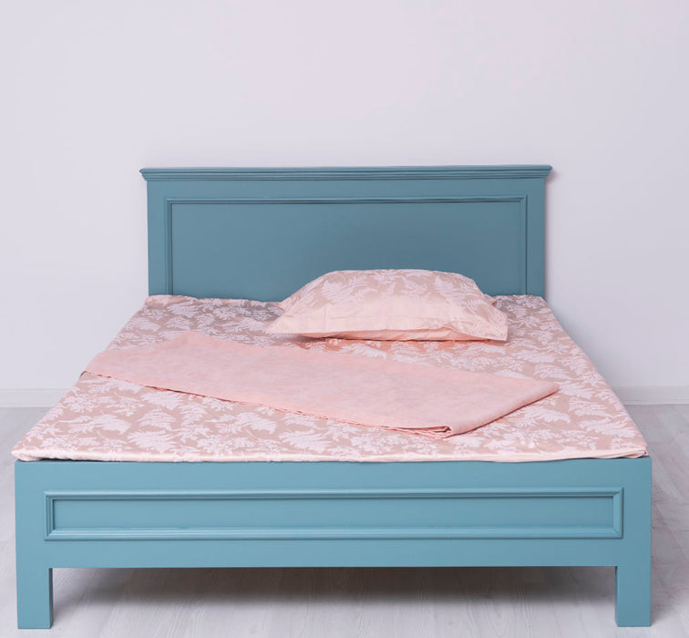 Elegantes Bett aus Massivholz im Landhausstil - 90 x 200