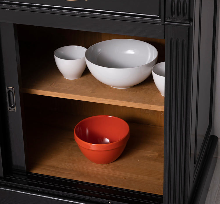 Sideboard aus Massivholz mit 3 Schubladen und 3 Schiebetüren