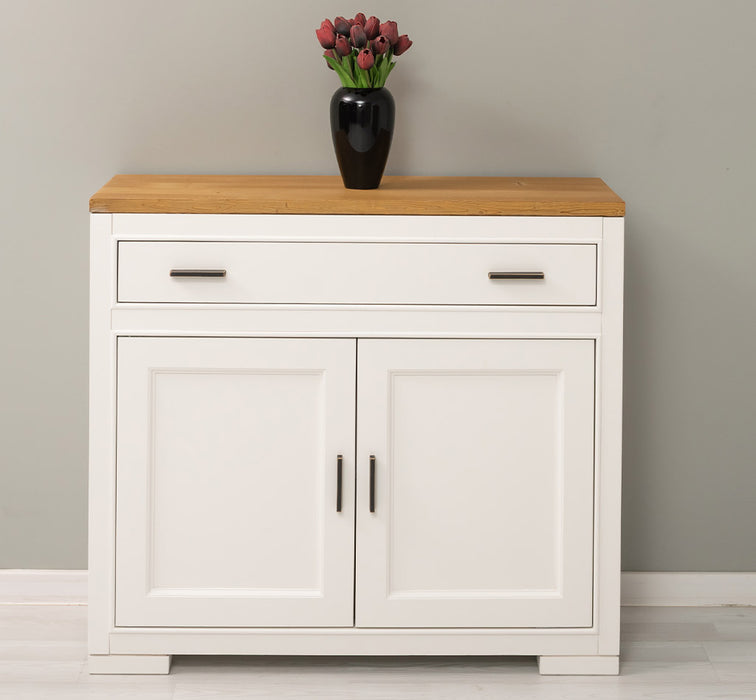 Sideboard aus Massivholz mit Doppeltür und Schublade