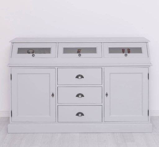 Sideboard mit Display | 2- teilig | Kommode | Geschirrschrank -