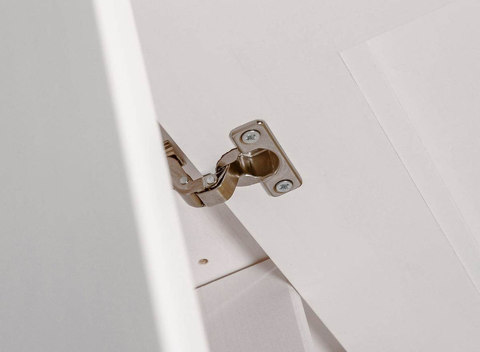 Landhaus Sideboard Toskania aus Massivholz in weiß -