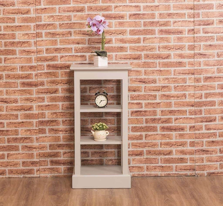 Kleines Regal aus Massivholz im Landhausstil | in verschiedenen Farben - Beige