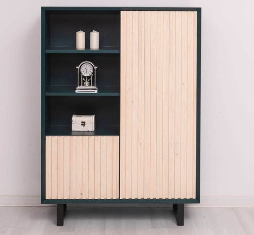 Wohnzimmerkommode aus Massivholz | Sideboard in verschiedenen Farben - Petrol