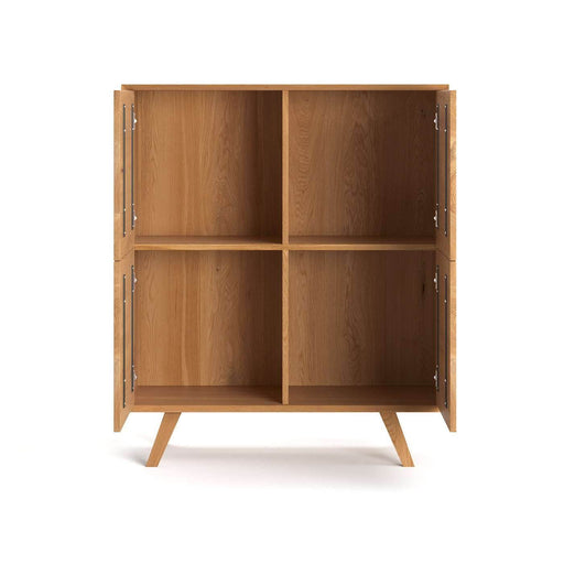 Sideboard aus massiver Eiche | Viertürige Kommode Quatro -