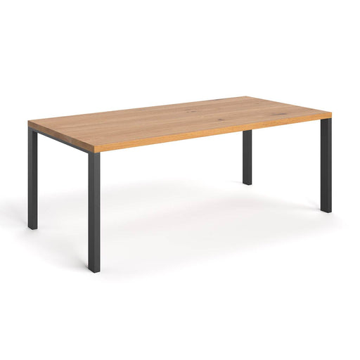 Industrial Esstisch aus massiver Eiche | Tisch Ramme in verschiedenen Größen - 120 x 80 x 75