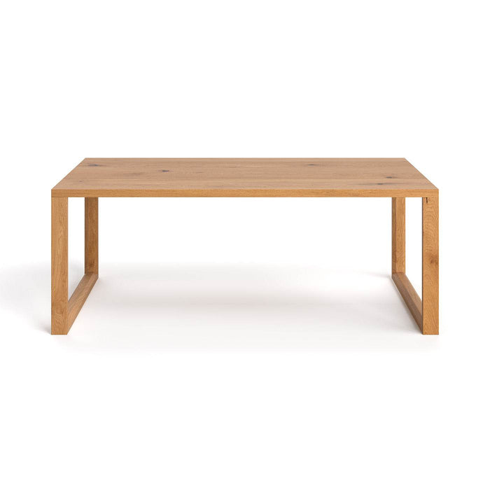 Moderner Esstisch aus massiver Eiche | Tisch Stellar in verschiedenen Größen - 160 x 80 x 75
