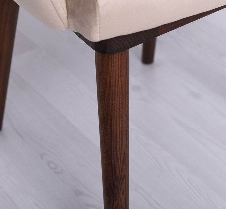 Chesterfield Stuhl aus Massivholz in verschiedenen Farben | Lounge Sessel kaptioniert - Rot