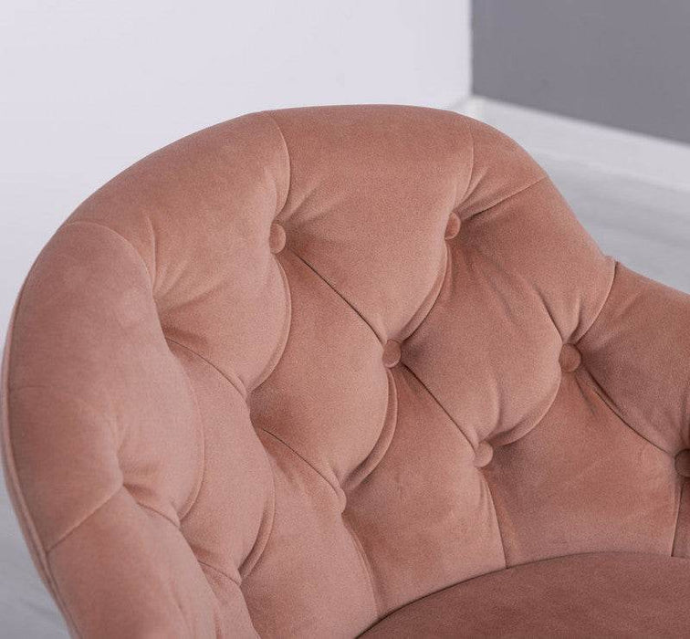Chesterfield Stuhl aus Massivholz in verschiedenen Farben | Lounge Sessel kaptioniert - Rot