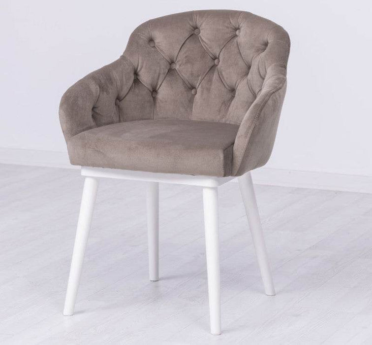 Chesterfield Stuhl aus Massivholz in verschiedenen Farben | Lounge Sessel kaptioniert - Rot