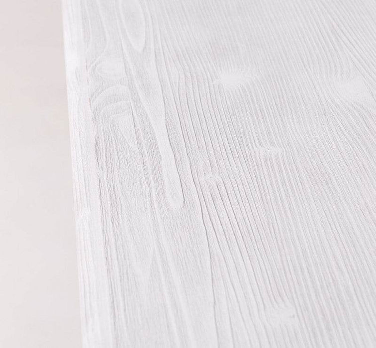 Esstisch aus Massivholz in verschiedenen Größen - 80 x 80 x 78 / Weiß | Eiche gewachst