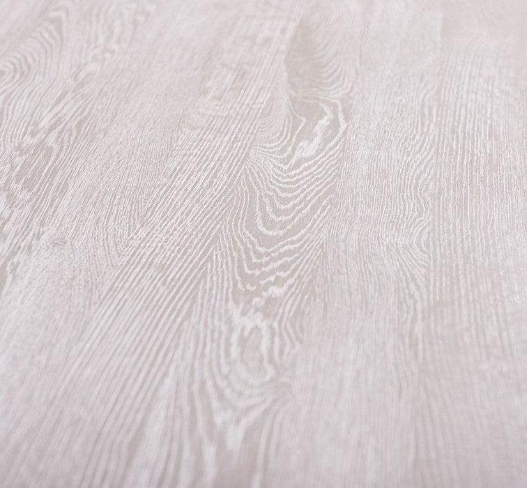 Esstisch aus Massivholz mit gedrehten Beinen - Eiche lackiert | Beige