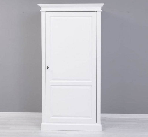 Vintage Kleiderschrank aus Massivholz in verschiedenen Farben - Weiß