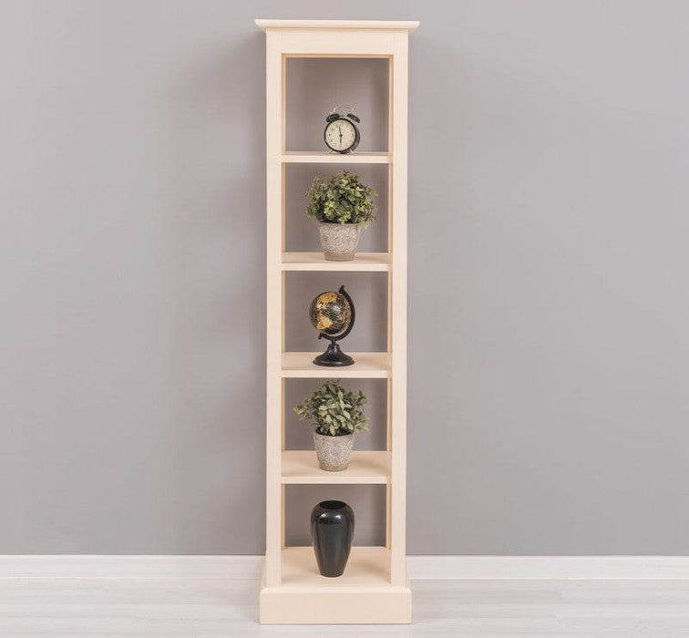 Offenes Regal aus Massivholz in verschiedenen Farben - Beige