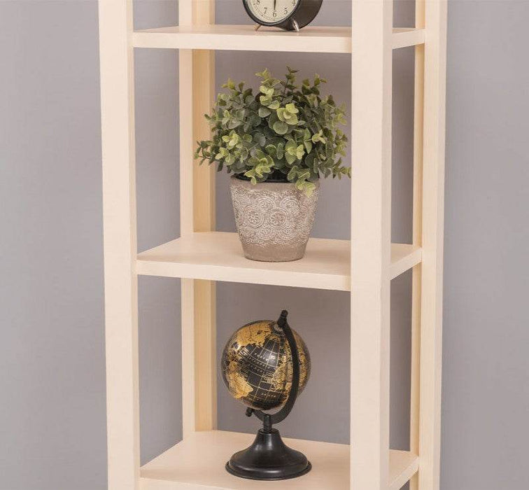 Offenes Regal aus Massivholz in verschiedenen Farben - Beige