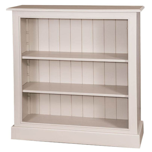 Kleines Bücherregal aus Massivholz im Landhausstil - in verschiedenen Farben #1 - Beige