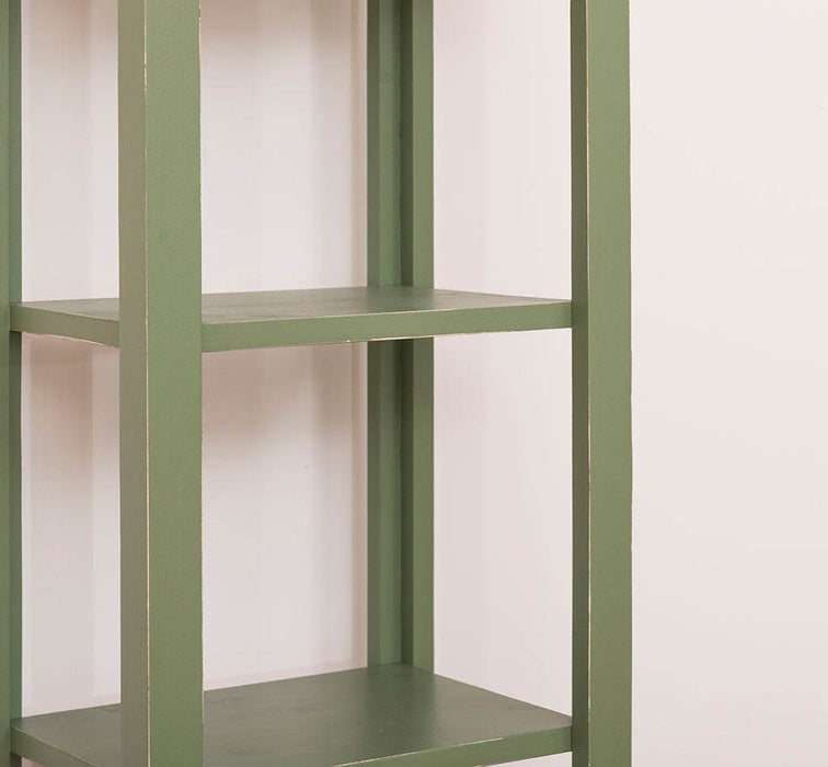 Offenes Regal aus Massivholz in verschiedenen Farben - Beige