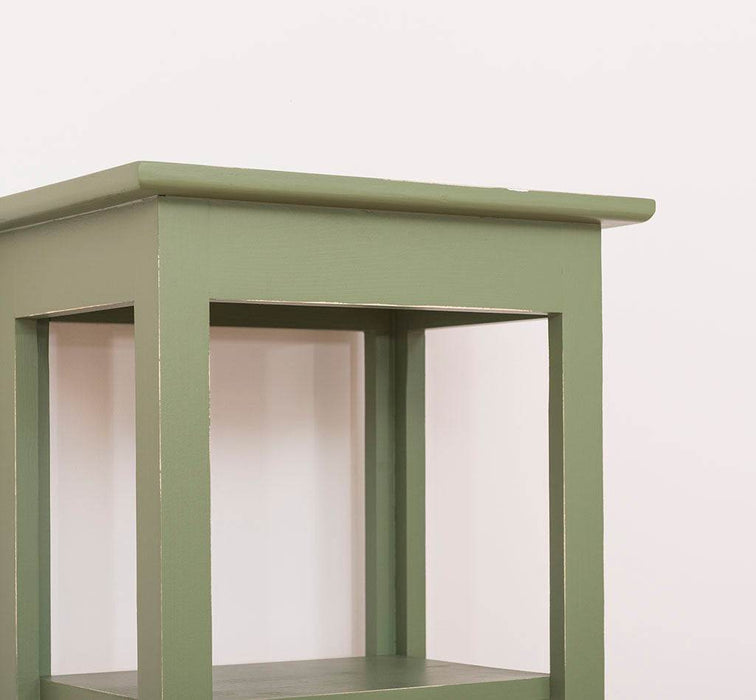 Offenes Regal aus Massivholz in verschiedenen Farben - Beige