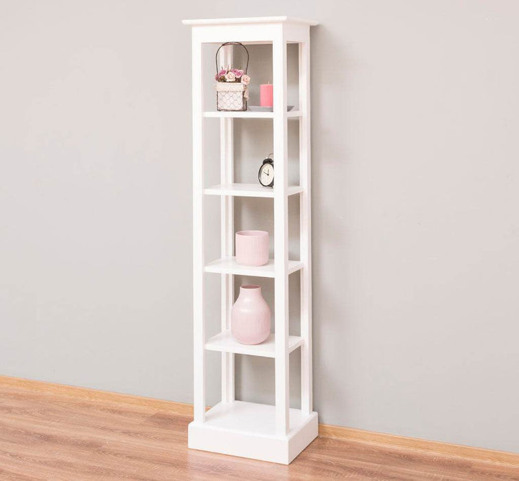 Offenes Regal aus Massivholz in verschiedenen Farben - Beige