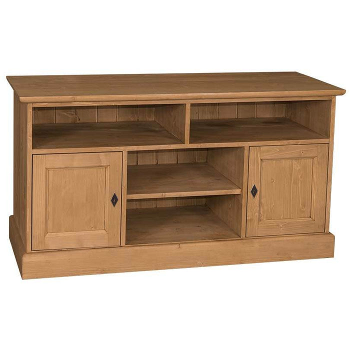 TV Schrank aus Massivholz | Kommode mit zwei Türen -