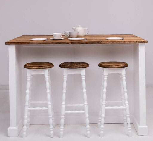 Große Kücheninsel aus Massivholz -