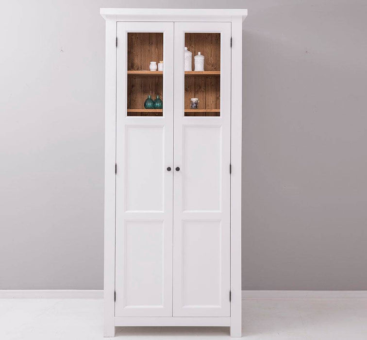Buffetschrank aus Massivholz | Geschirrschrank- und Gewürzschrank mit Staufächern in den Türen -