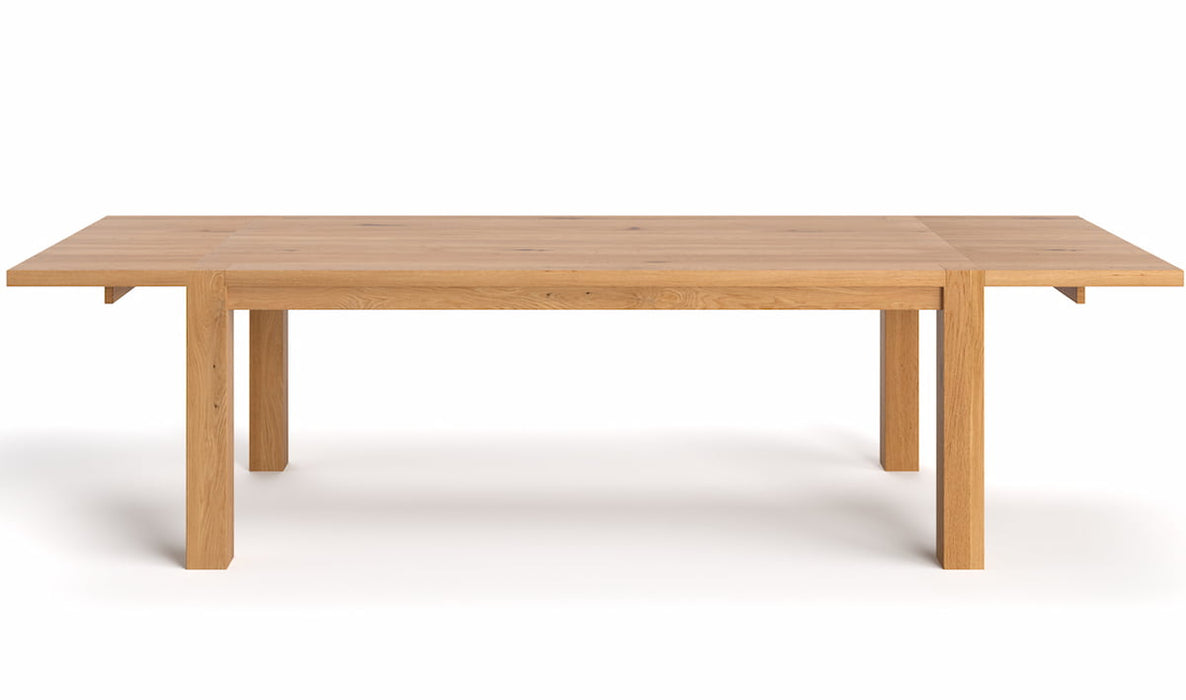 Ausziehbarer Esstisch aus massiver Eiche | Tisch Gustav in verschiedenen Größen