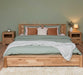 Bett aus massiver Wildeiche - 180 x 200 -