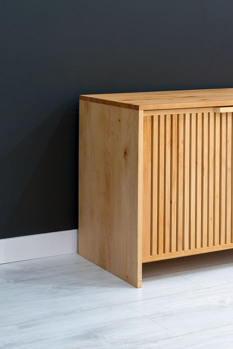 Modernes Sideboard aus massiver Eiche  | Zweitürige Kommode Conte