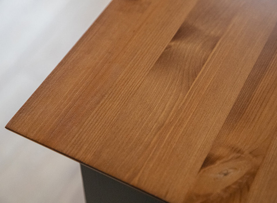 Kommode Belluno Elegante in Graphit | Sideboard mit drei Schubladen und Türen