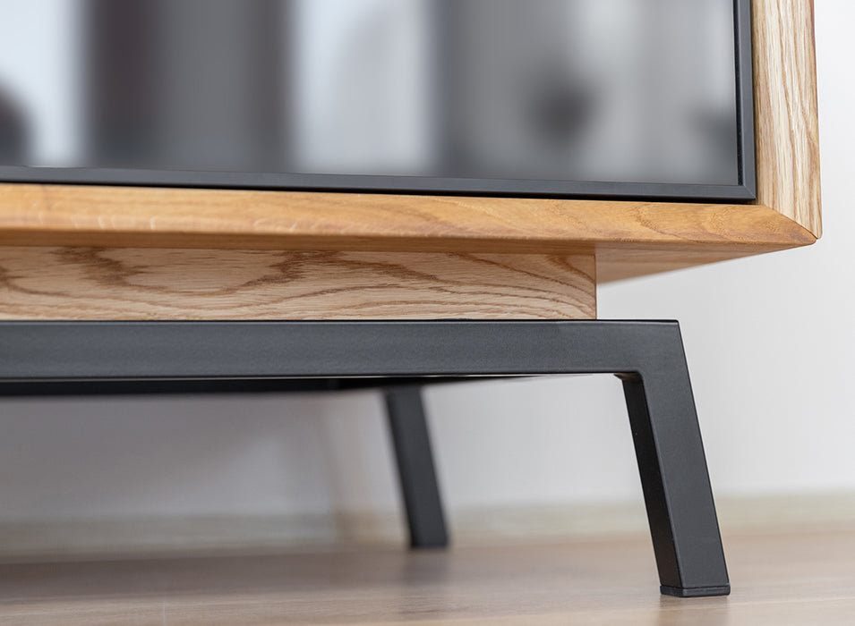 Industrial Sideboard aus massiver Eiche | Schubladenkommode Modern Loft