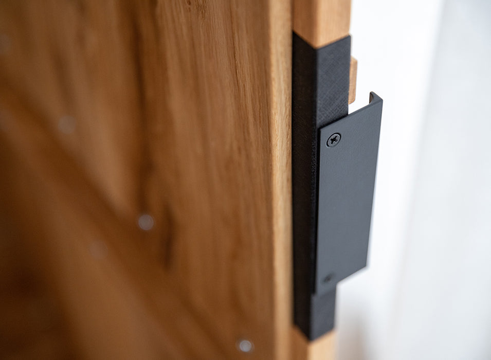 Moderner Kleiderschrank aus massiver Eiche | Beleuchteter Schrank Ravello 3