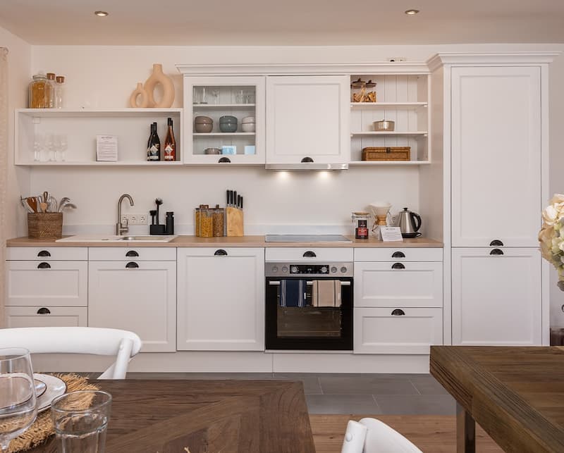 Massivholz Küchenmöbel flexibel kombinieren 