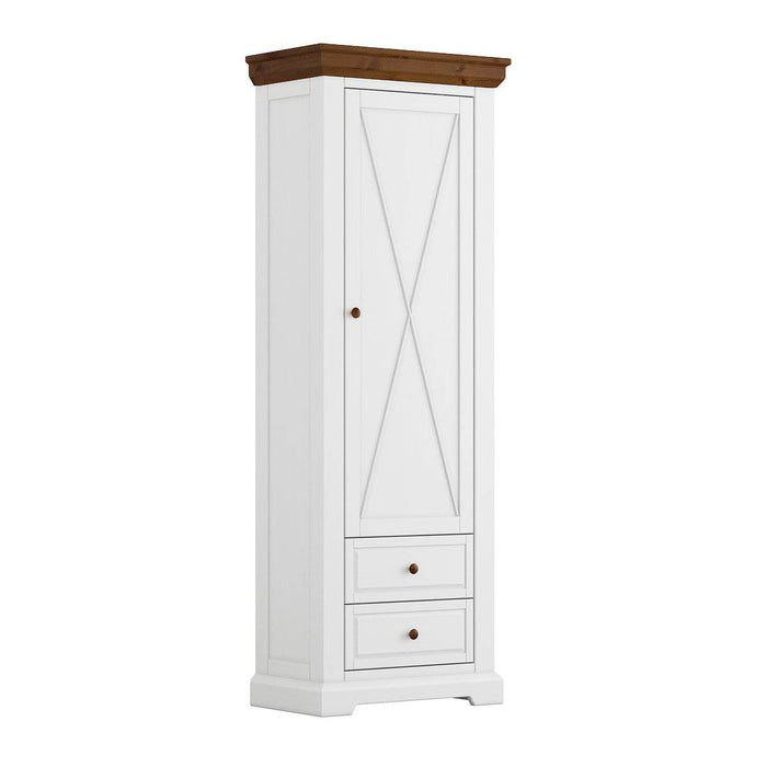Wohnzimmerschrank Massivholz Marone Elite Tabacco