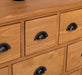 Apothekerschrank aus Massivholz - Kommode mit 13 Schubladen - Gewachst