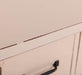 Apothekerschrank aus Massivholz mit 12 Schubladen und Ornamenten - Vintage Apricot