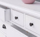 Apothekerschrank aus Massivholz mit 13 Schubladen - mehrfarbige Kommode - Multi Creme - Eichentop