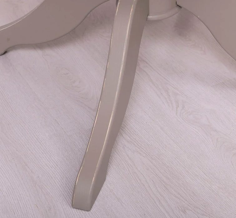 Ausziehbarer Esstisch aus Massivholz | runder Holztisch