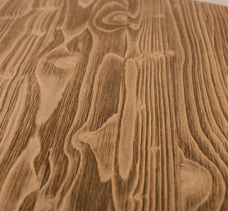 Ausziehbarer Esstisch aus Massivholz | runder Holztisch