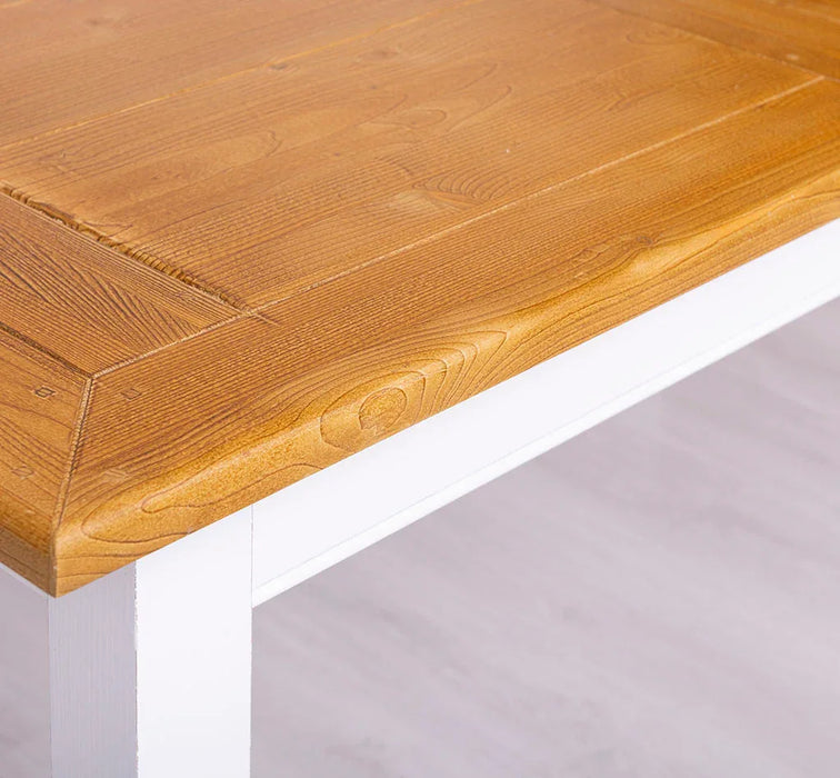 Ausziehbarer Esstisch aus Massivholz im Landhausstil - 160 /220